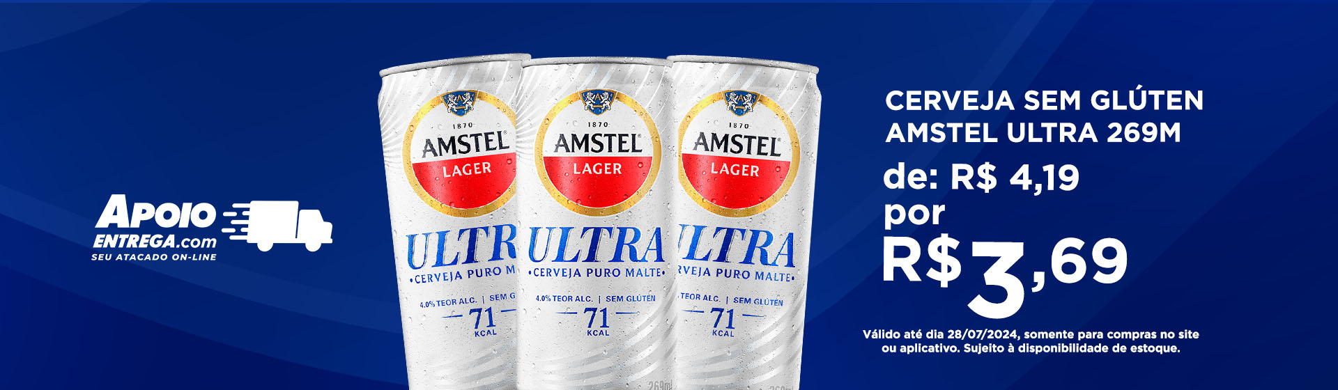 Amstel Ultra até 28/07